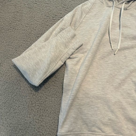 Lululemon City Sweat Pullover Hoodie Heathered Ultra Light Grey Size Small - Picture 5 of 13